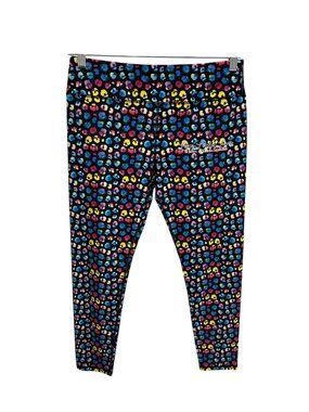 Lucy Locket Loves Leopard Print Leggings Size L Activewear Sporty Gorpcore